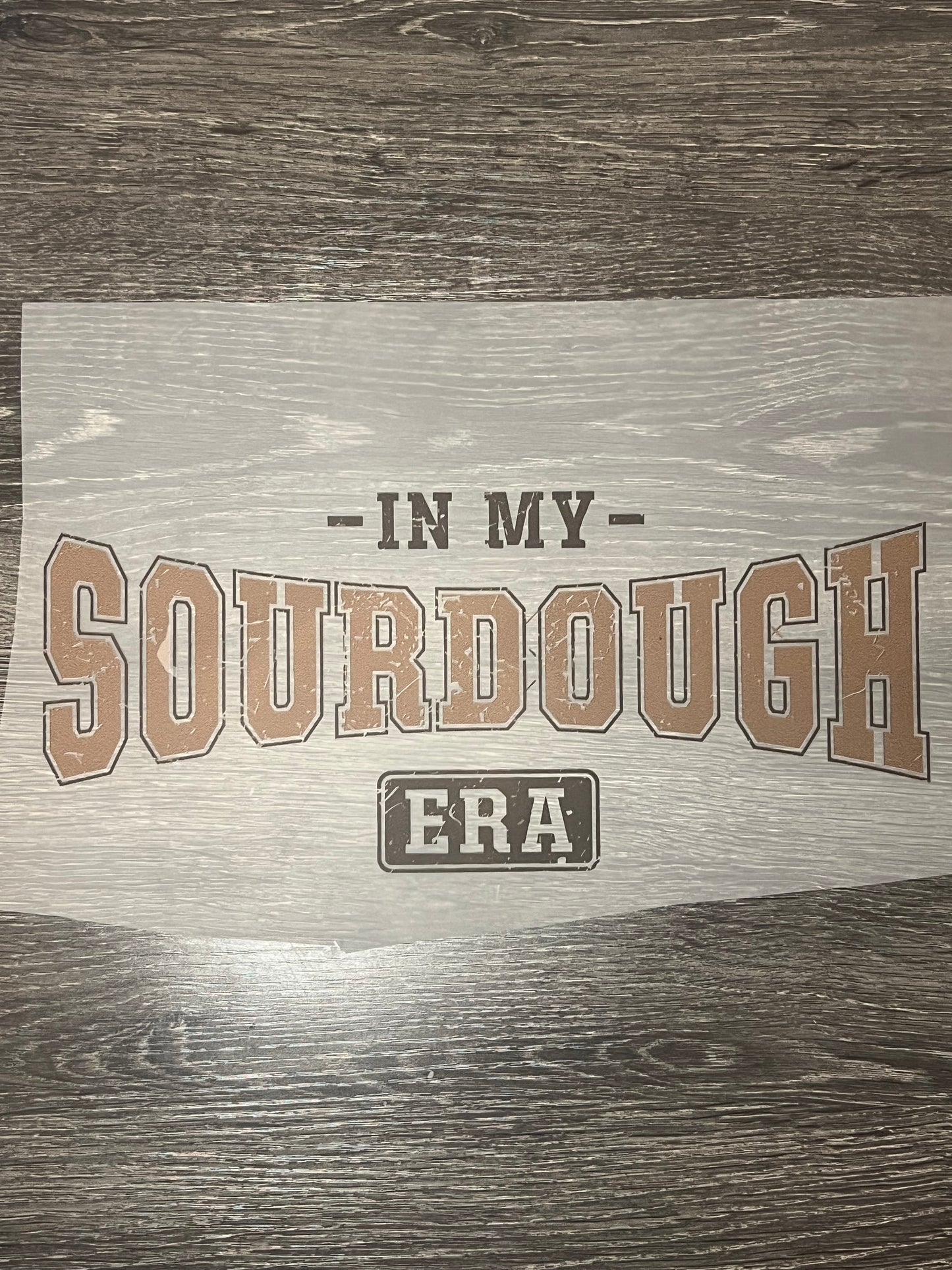 Sourdough print transfer