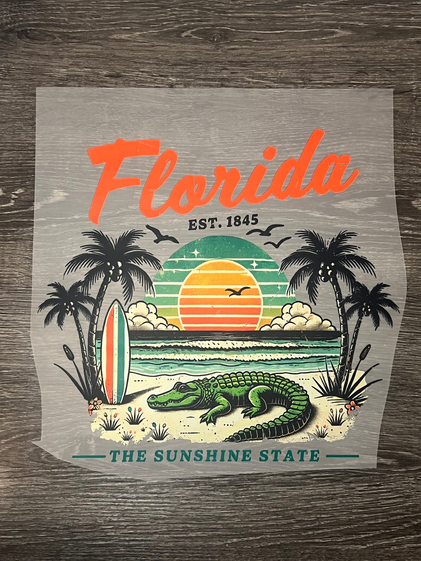Florida print transfer