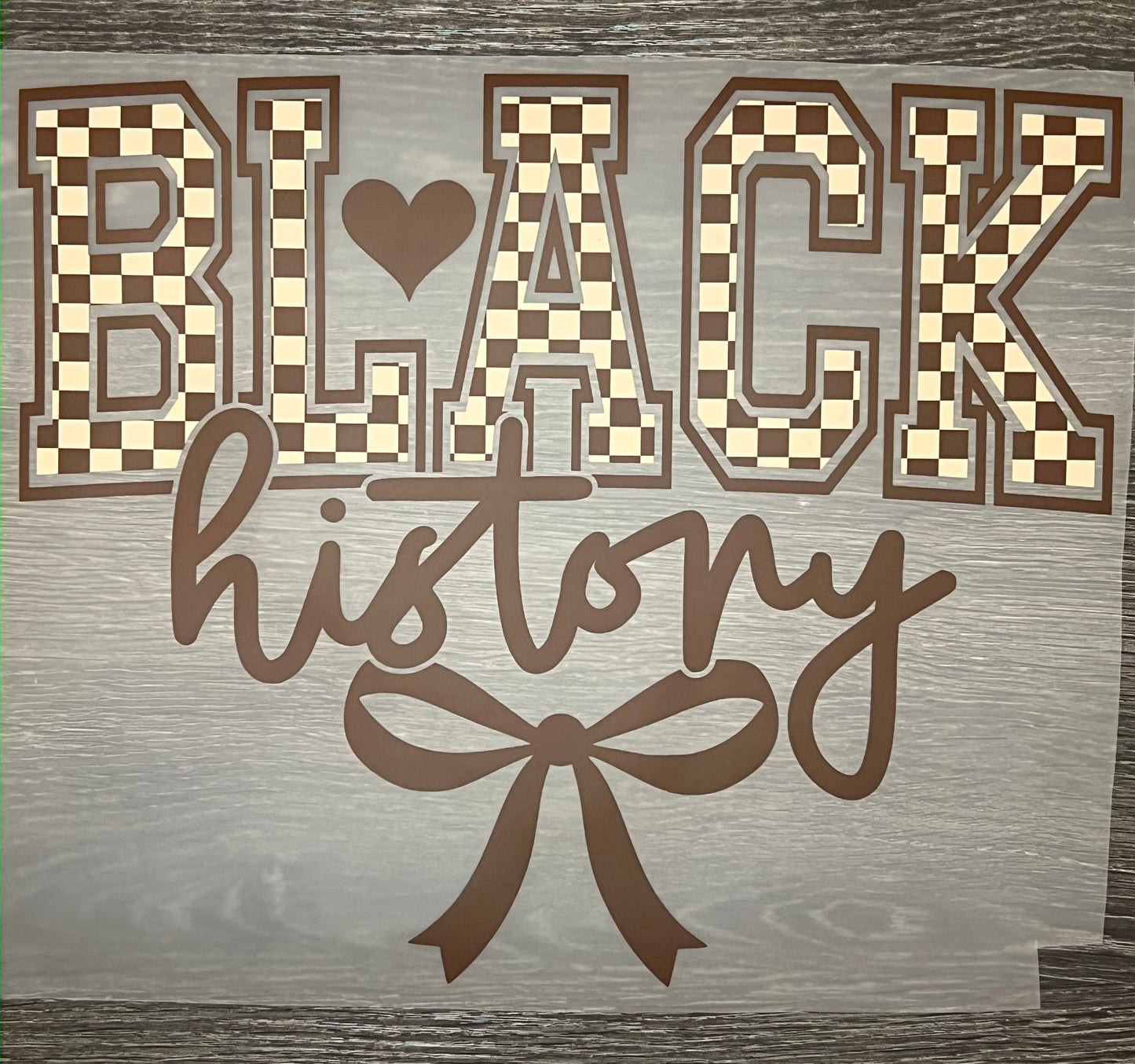 Black history print transfer