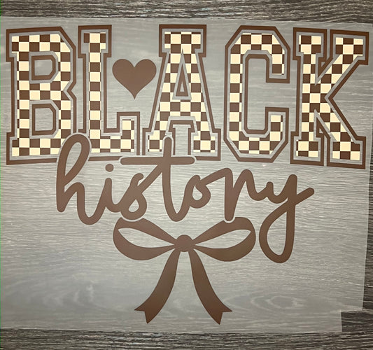 Black history print transfer