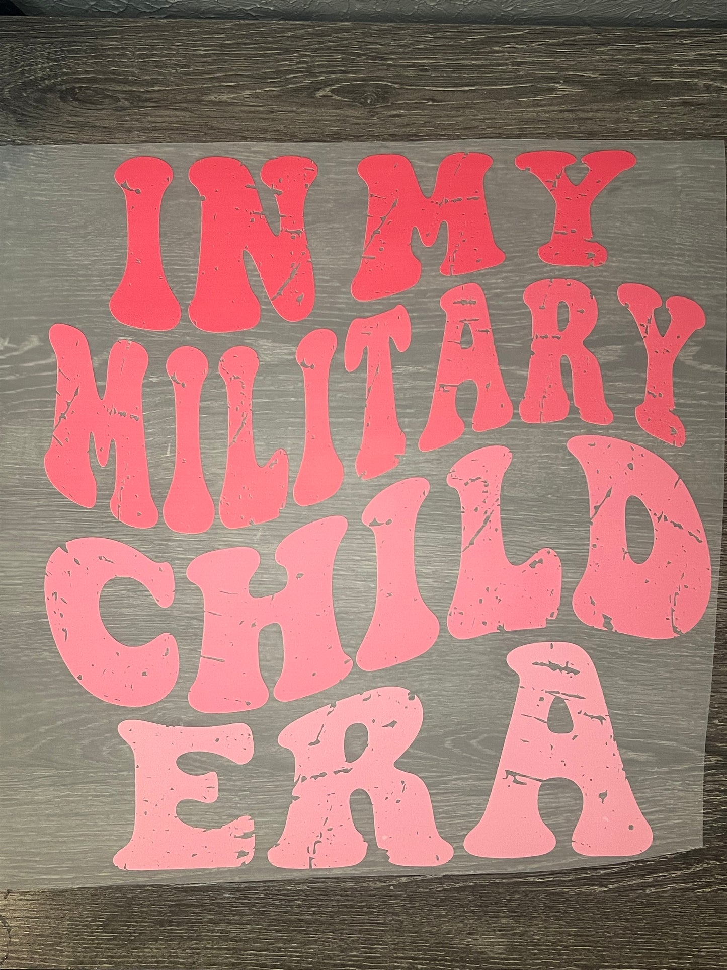 Military child (BACK ONLY)