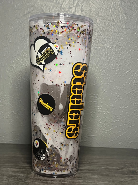 24oz Lava pre-made with steelers wrap