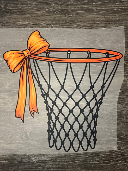 Basketball print transfer