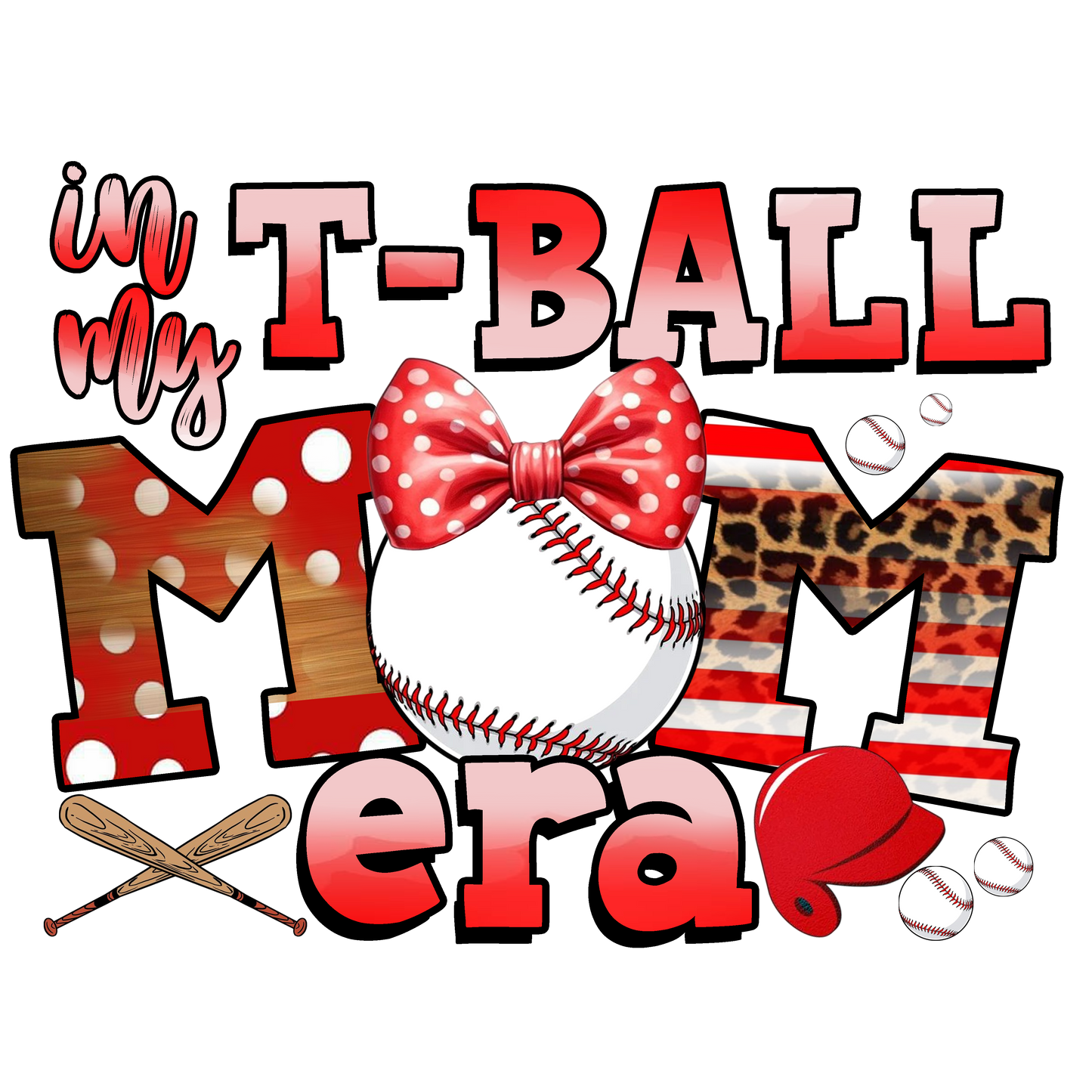 T-ball Mom Print Transfer