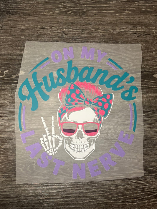 Husband nerve print transfer
