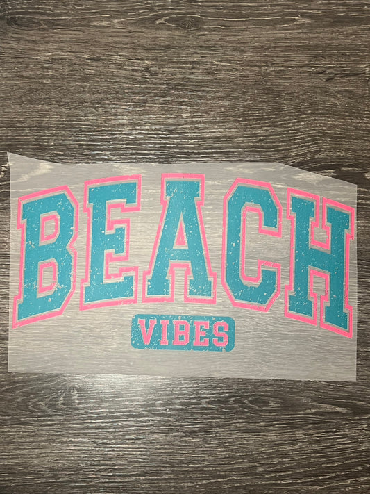 Beach print transfer