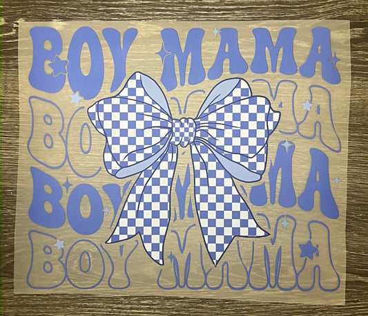 Boy mama print transfer