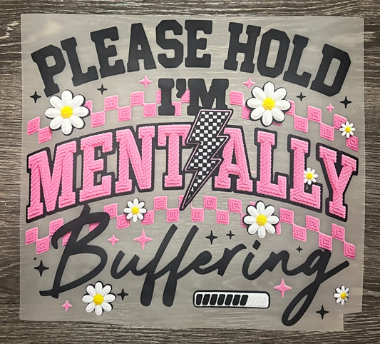 Mentally buffering print transfer