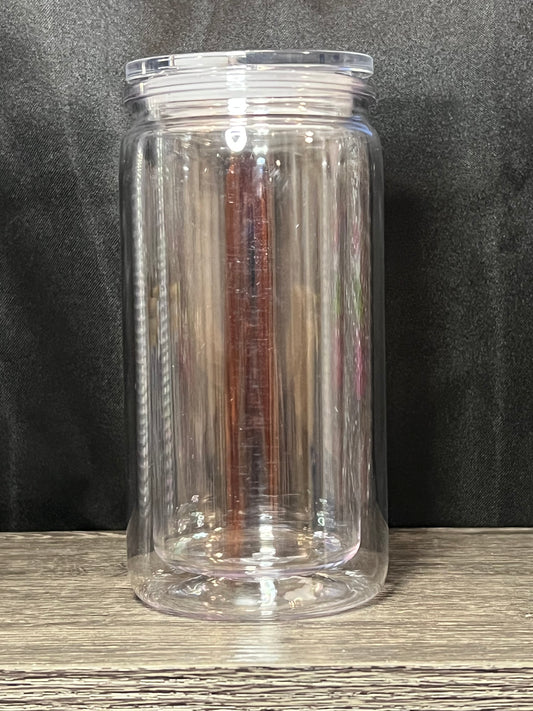 16oz Acrylic Straight Tumbler
