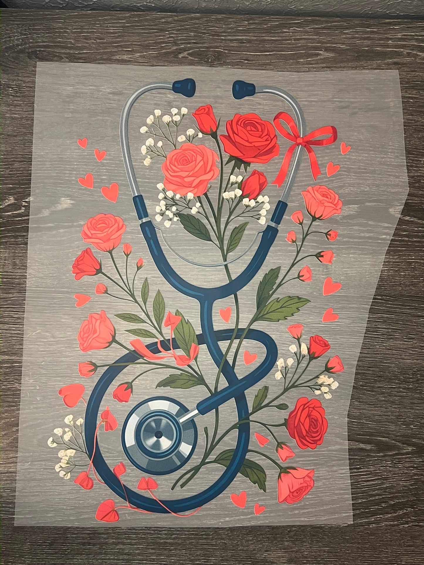 Stethoscope Print Transfer