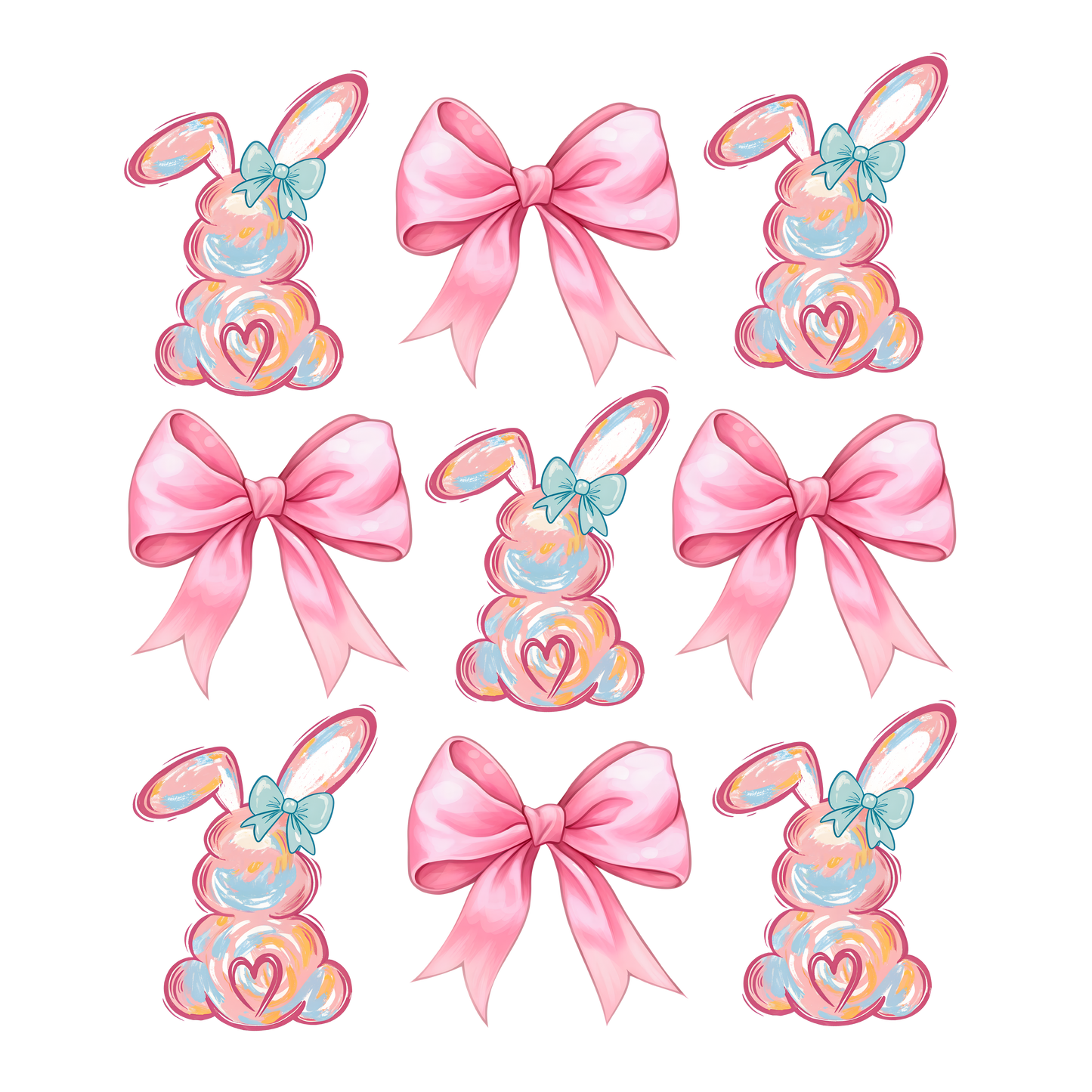 Bunny print transfer