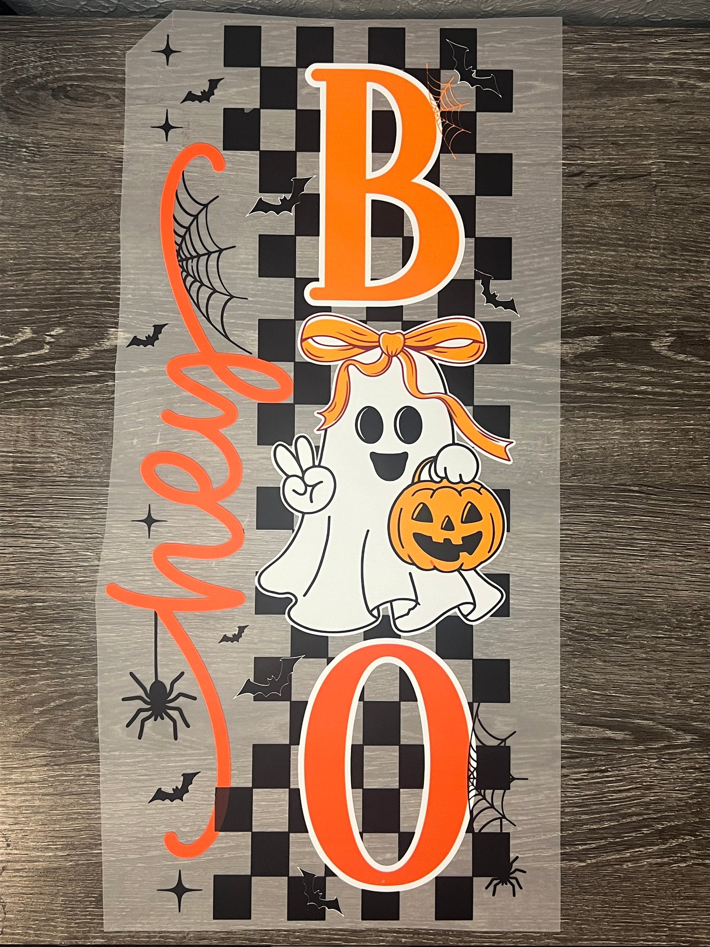 Hey boo shirt transfer (BACK ONLY)