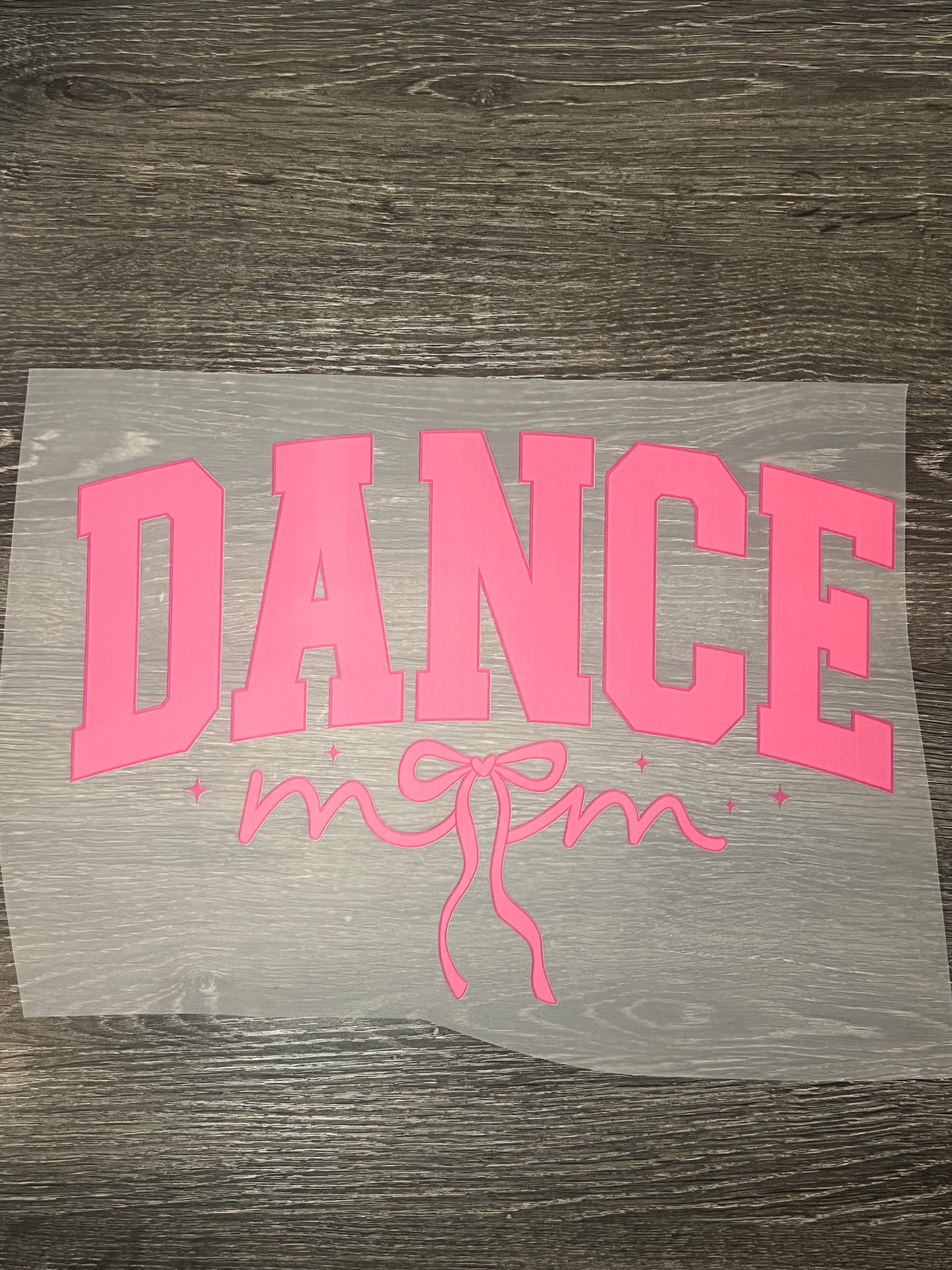 Dance mom print transfer
