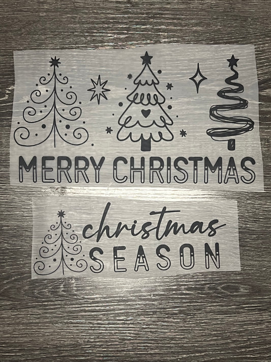 Christmas Shirt Transfer (Front & Sleeve)