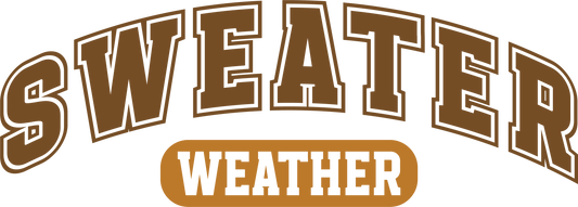 Sweater weather print transfer