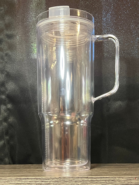 40oz Acrylic Tumbler with Handle