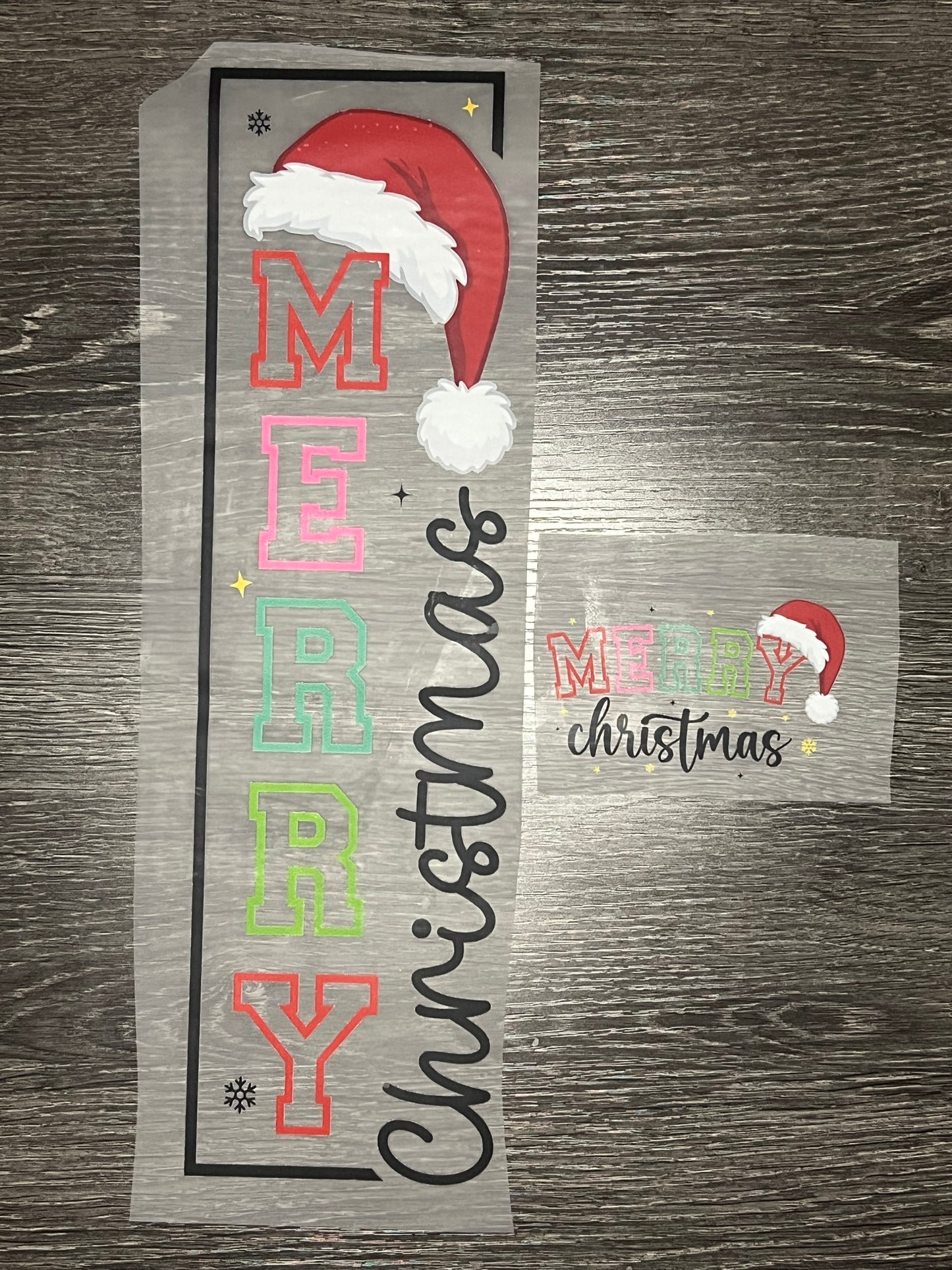 Christmas Shirt Transfer (Front & Back)