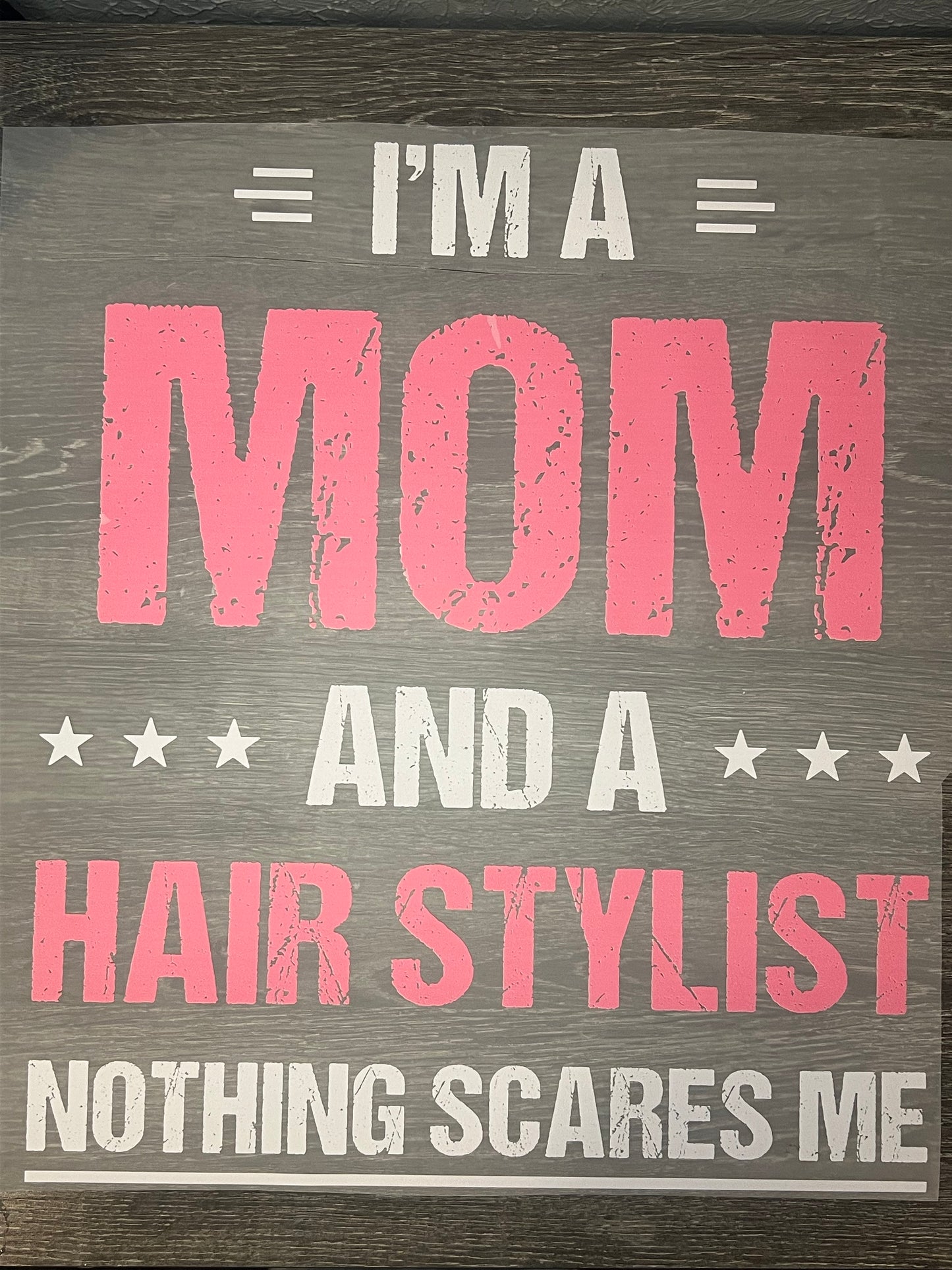 Mom hairstylist shirt transfer (BACK ONLY)