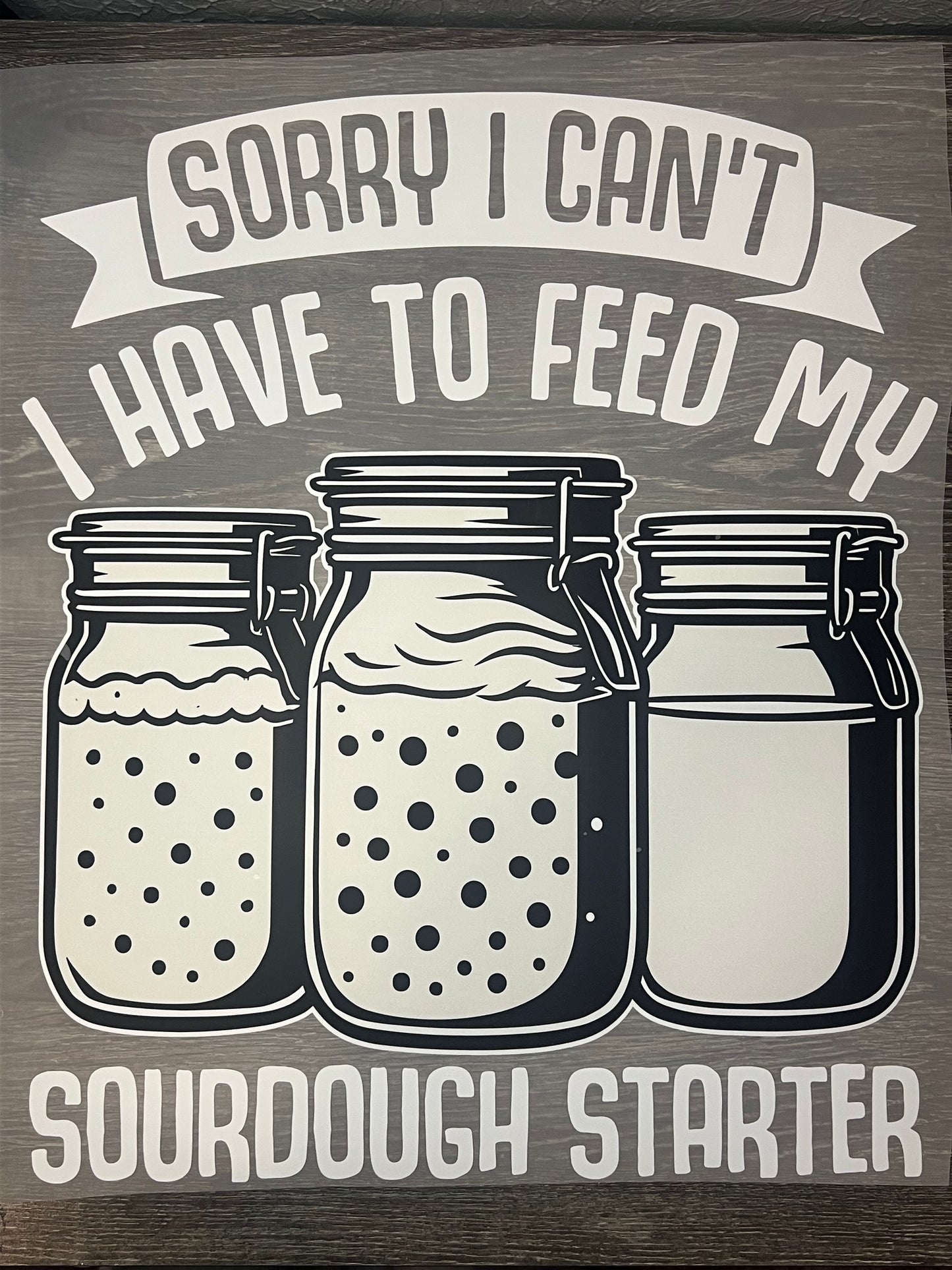 Sourdough print transfer (BACK ONLY)