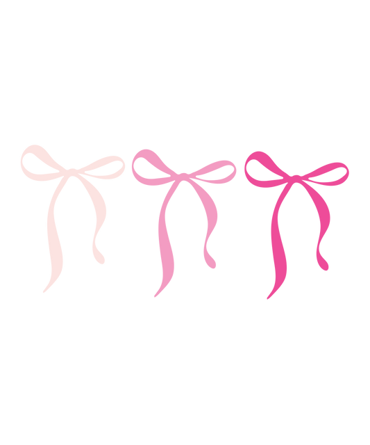 Bows print transfer