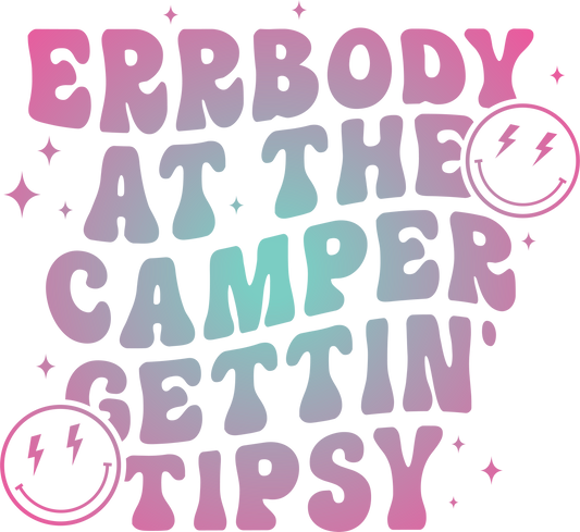 Camper (front & back) print transfer