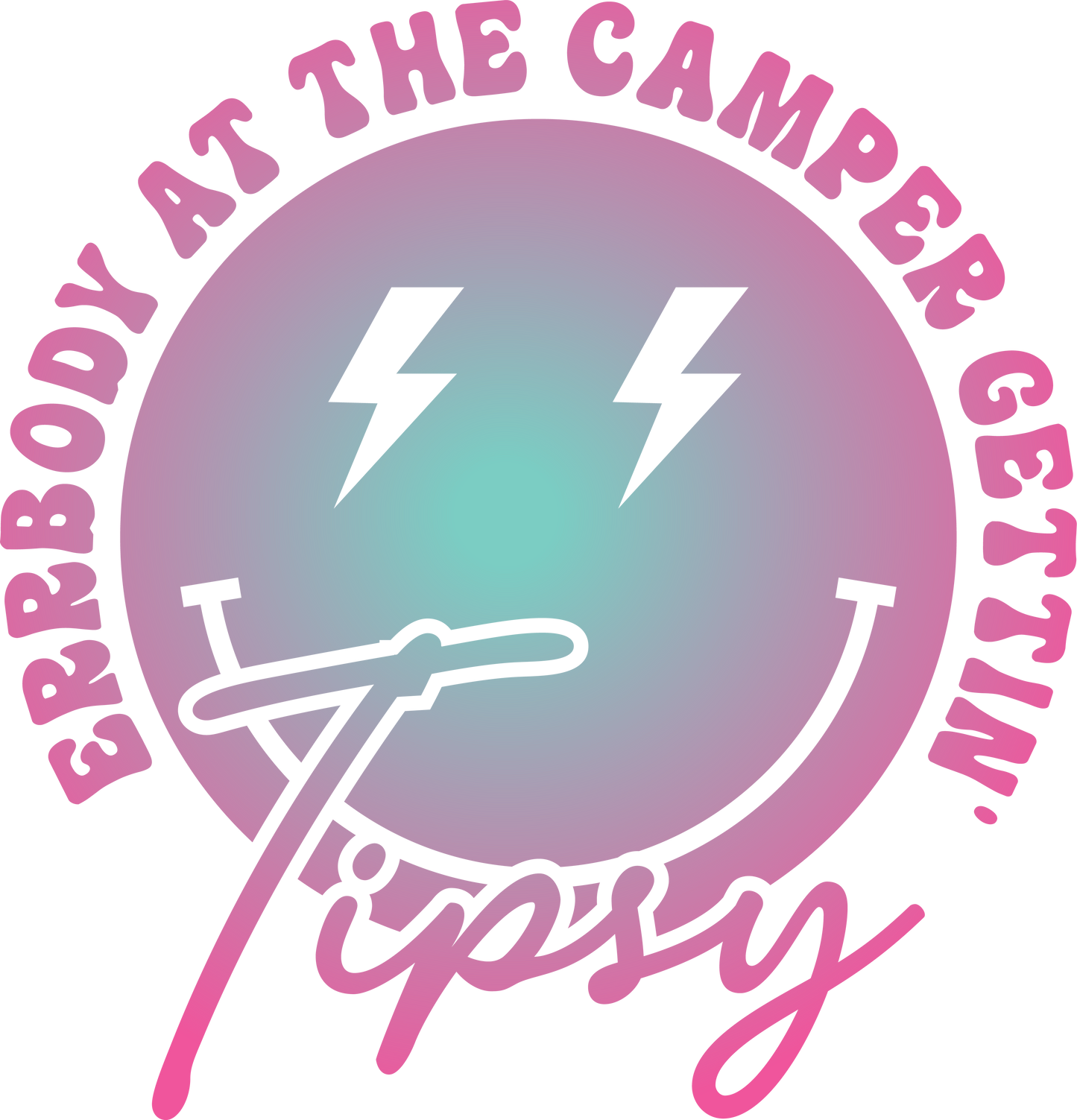 Camper (front & back) print transfer