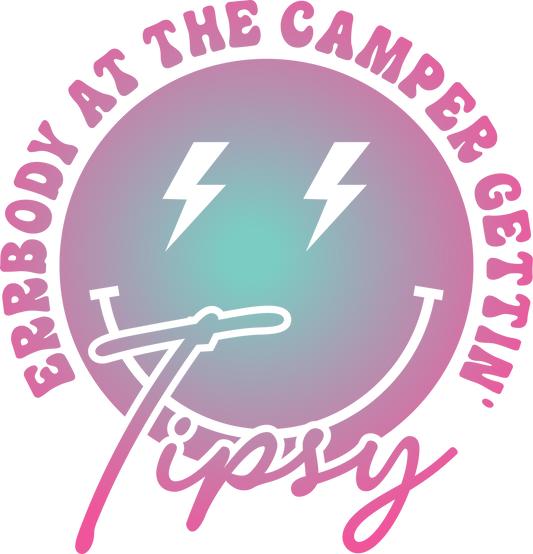 Camper (front & back) print transfer